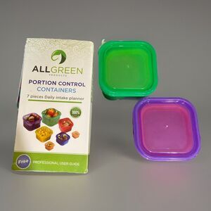 21 Day Fix Portion Control Containers Kit Meal Plan Diet Weight Loss 7 PCS USA